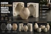 create custom slip casting ceramic model and 3d models