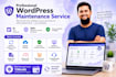 provide wordpress maintenance service and support