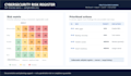 create a cybersecurity risk register and action plan