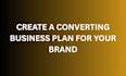 write a professional business plan