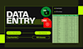 do expert web research, internet research and data entry