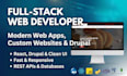 build modern full stack web applications and custom websites