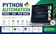 automate repetitive excel CSV and file tasks with python