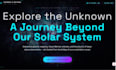 create a futuristic space or sci fi website using base 44