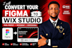 wix website redesign wix website convert figma to wix website design wix website