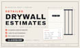 do drywall and finises estimate