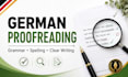 proofread and improve your german text
