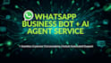 develop a whatsapp bot with business API, ai agent, and voice call integration