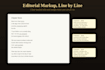 edit or beta read your fantasy or romance manuscript