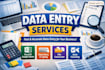 provide accurate and reliable data entry services