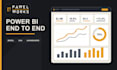 build an end to end power bi dashboard data model and dax solution