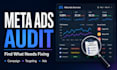 audit your meta ads campaign and identify what needs fixing