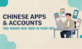 help with chinese apps accounts