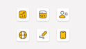 design beautiful and unique flat icons