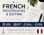 proofread and edit your french texts
