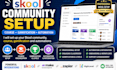 setup skool community, course, gamification and automations
