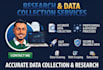 conduct research and collect data