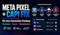 fix meta pixel and conversion API tracking for shopify