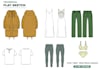 create professional fashion technical flat sketches