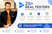 provide 12 real testers for google play closed testing