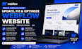 fix webflow website and update design or template