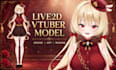 design and rig live2d vtuber model anime live2d model rigging 2d vtuber model