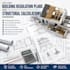 draw building regulations plans and structural calculations drawings