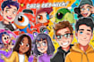 draw an illustrated youtube thumbnail for you