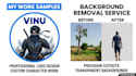 do modern logo design and background removal