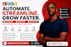 zoho CRM automation, workflow setup, deluge scripting, apis and integrations