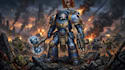 making a warhammer 40k character art