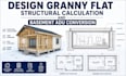 design granny flat structural calculation and basement adu conversion