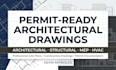 create permit ready architectural, structural, mep and hvac drawings