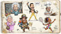 draw a caricature, cartoon caricatures