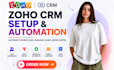 setup zoho crm integrate zoho books forms campaigns and automate workflows
