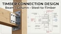 design timber beam and column connections with calculations