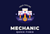 do custom piston, engine, wrench, automotive mechanic logo