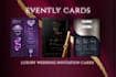 design luxury wedding digital invitation cards