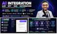 integrate ai, llm chatbot and openai gpt into your web app