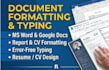 retype PDF, scanned and handwritten documents into word