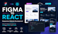 convert figma design to a responsive react website