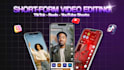edit your reels, tiktok and youtube short