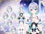 create a vtuber live2d model illustration