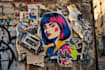 create a unique street pop art collage