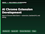 build a custom ai chrome extension from idea to web store