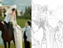 turn your photo into a custom coloring page