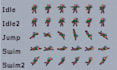 create pixel art animation, animated sprites and 2d game animation