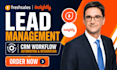 setup freshsales insightly lead management crm workflow automation integration