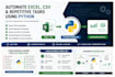 automate excel CSV and repetitive tasks using python