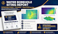 create gis maps and a borehole siting